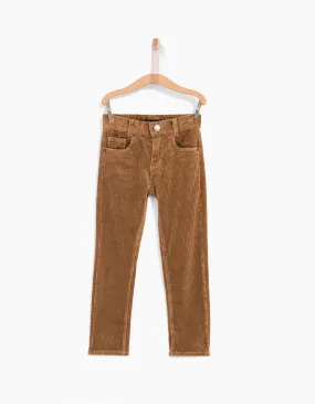 Boy's camel pants.
