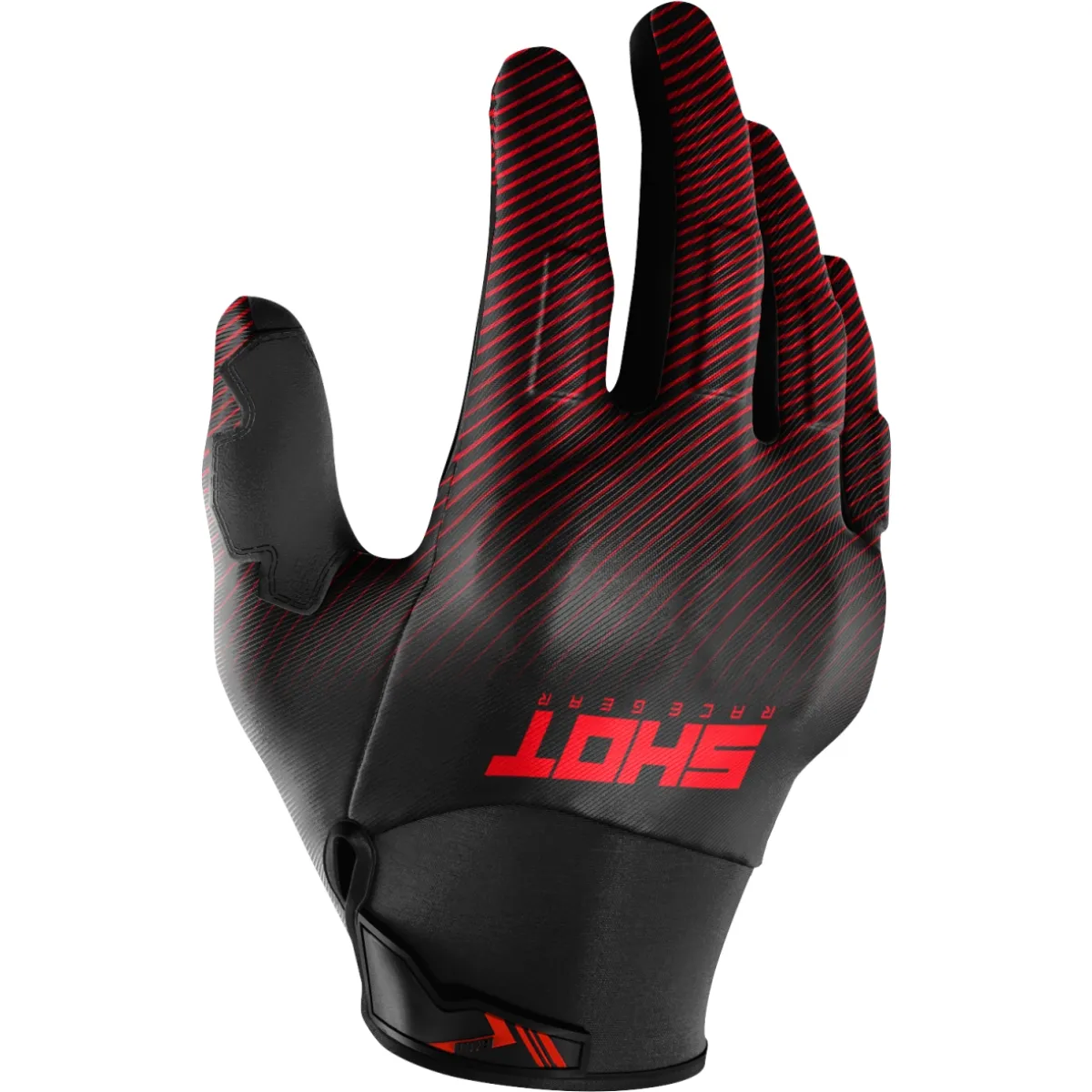Gants Shot Drift Rim Rouge - Gants Cross