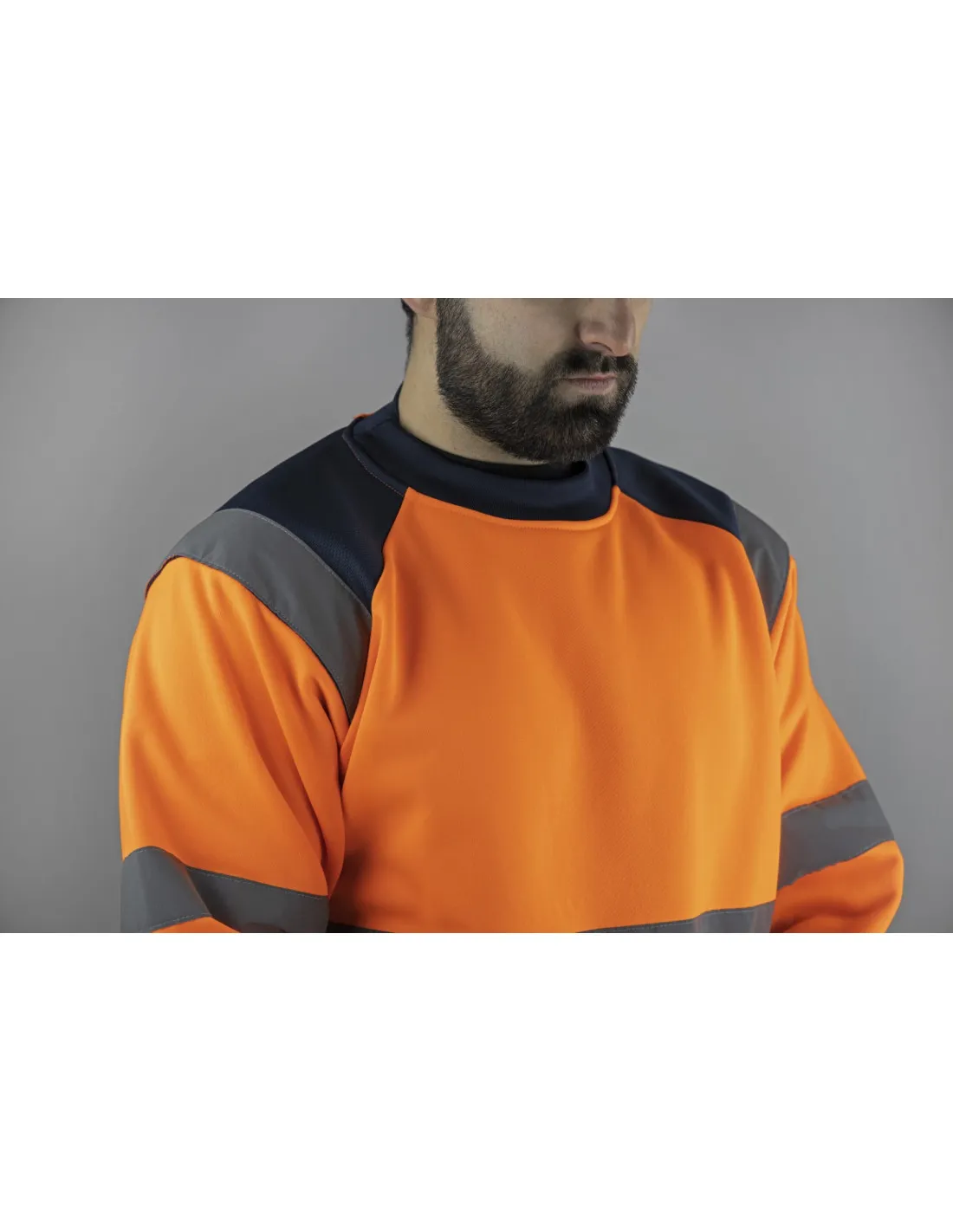 Sweat haute visibilité col rond | 8083 ANTENNE - LMA